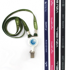 조일테크 전사 인쇄 릴홀더 목걸이줄 9mm 사원증 목걸이줄