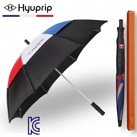협립 65 태극컬러 이중 방풍 수동 골프우산 #2
