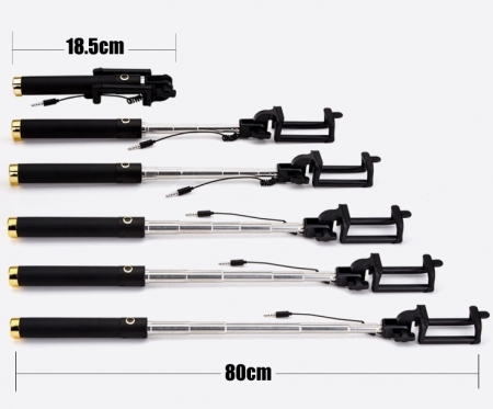 럭셔리 블랙 셀카봉 #5