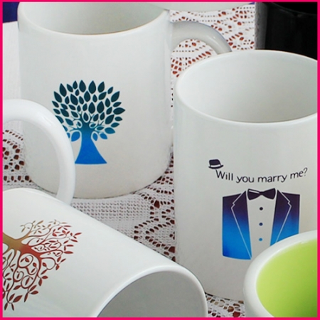 키친필 로고 매직 변색 머그 #3