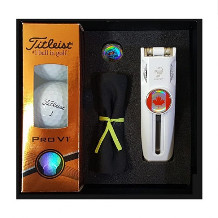 타이틀리스트 Pro V1 3구+골프 올인원툴 #8