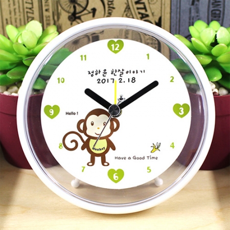 아크릴 투명 탁상시계 #4