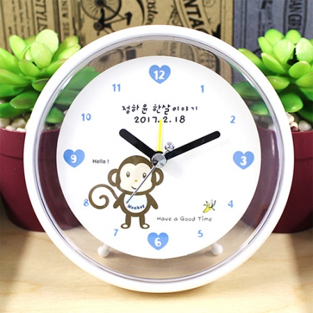 아크릴 투명 탁상시계 #2