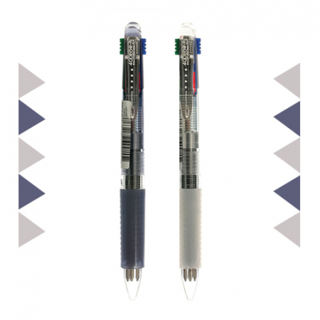 문화신 4색 볼펜 0.7mm #2