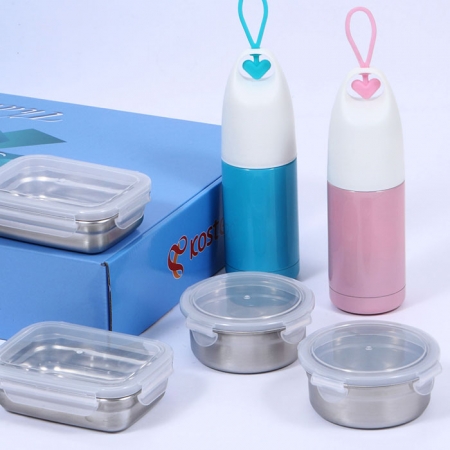 하트 고리 텀블러 스텐 밀폐용기 세트 #3