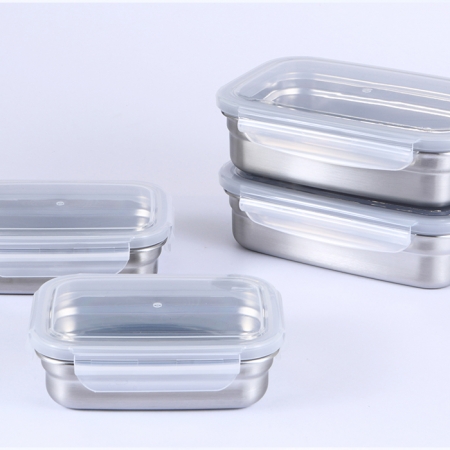 사각 스텐 밀폐용기 세트 #6