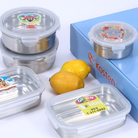 스텐 밀폐용기 혼합 5p 세트 #5