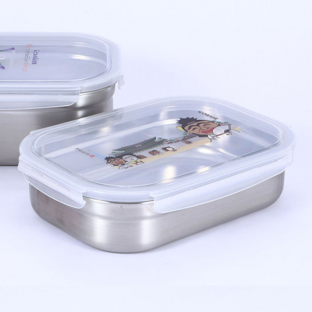 스텐 사각 밀폐용기 1300 #6