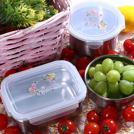 스텐 밀폐용기 세트 혼합6p #6