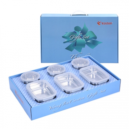 스텐 밀폐용기 세트 혼합6p #2