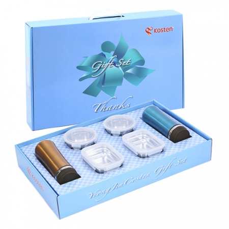 웰빙 보온병 스텐 밀폐용기 세트 #2