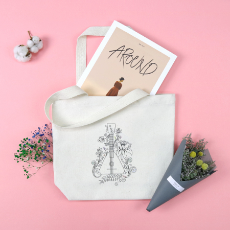 메이드유 에코백 밑단형 미색 36x30 x10 #2