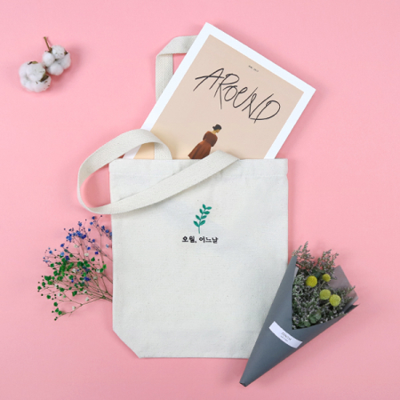 메이드유 에코백 밑단형 미색 28x34x10 #2