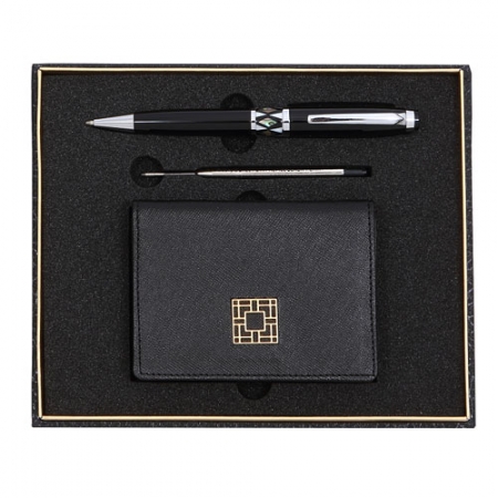 자개 프리미엄펜+리필심+완자문 소가죽 명함케이스 #2