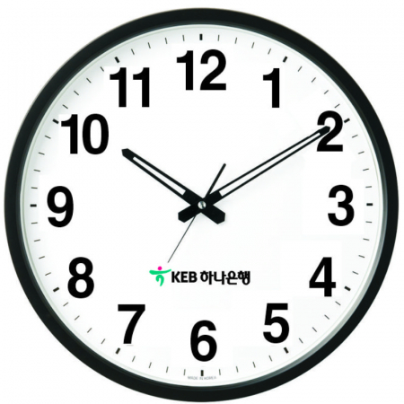 370A- 검정- 무소음 벽시계 #2