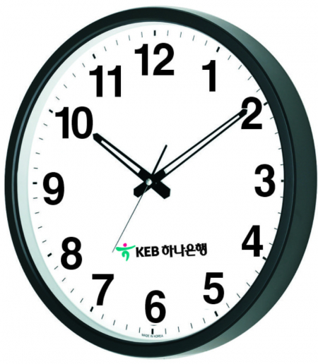 370A- 검정- 무소음 벽시계 #3