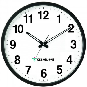 370A- 검정- 무소음 벽시계
