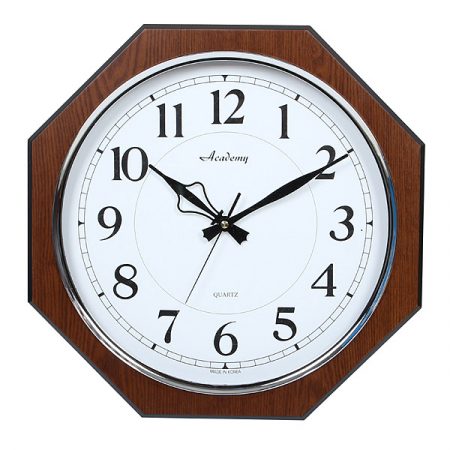 팔각 도금 링 벽시계 #2