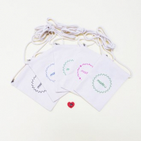 메이드유 크로스 파우치 14x20CM-실크 인쇄포함