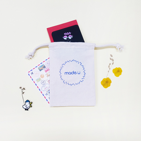 메이드유 복주머니 파우치 14x20CM-실크 인쇄포함 #4