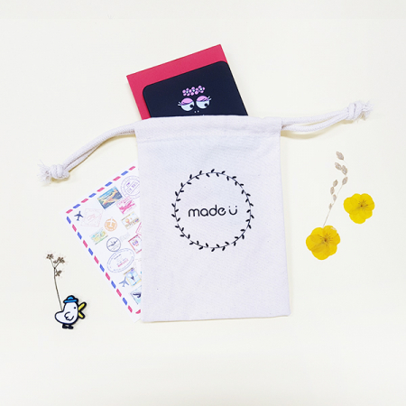메이드유 복주머니 파우치 14x20CM-실크 인쇄포함 #3