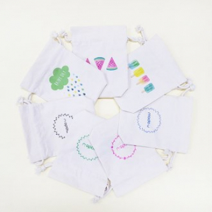 메이드유 크로스 복주머니 파우치 17x23x4CM - 디지털인쇄포함