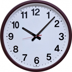 400mm- 밤색- 무소음 벽시계