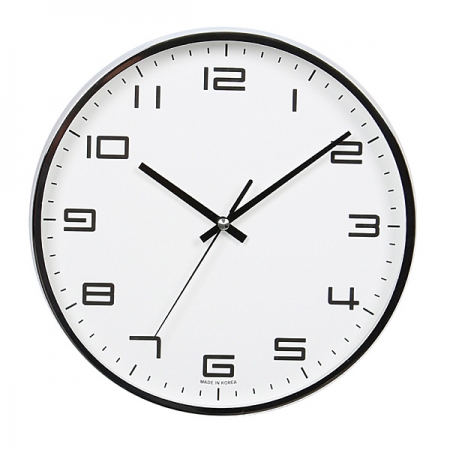 금속 크롬 벽시계 260 #3