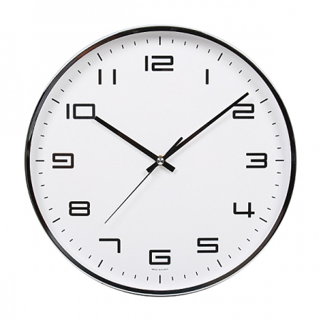 금속크롬 벽시계 300 #3
