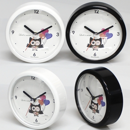 부엉이 부착 시계 #4