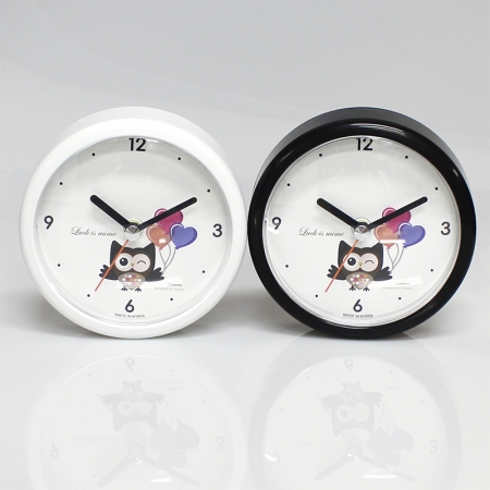 부엉이 부착 시계 #5