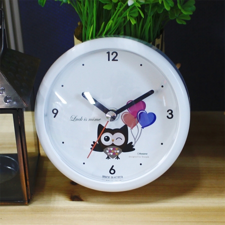 부엉이 부착 시계 #2