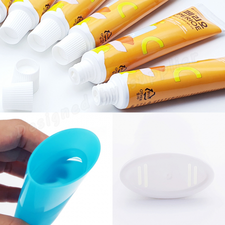 [국산 따봉 케이스 / 크리스탈 (캡) 미세모 칫솔+페리오] 칫솔 치약 / 여행/ 구강 세트 #5