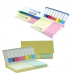 작은이미지: 8색 필름지- 하드 커버 점착메모지 (2단 +자메모) #2