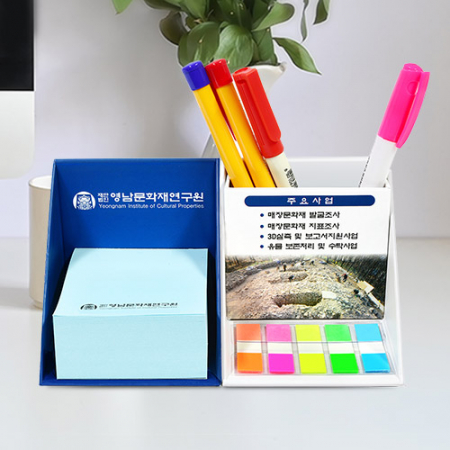 큐브형 큐브 박스 점착메모함+팝업 필름지 #2