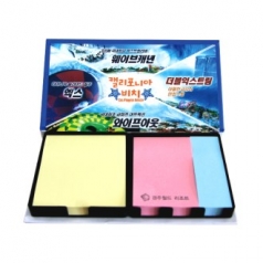 하드 커버 점착 메모함 (대009- 100매)