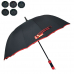 작은이미지: 60 무지 검정 (바이어스 혼합) 장우산 #2