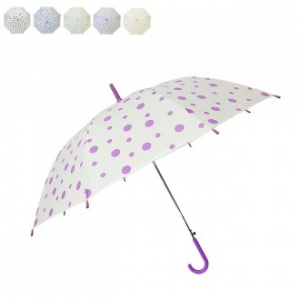반투명 땡땡이 비닐 우산