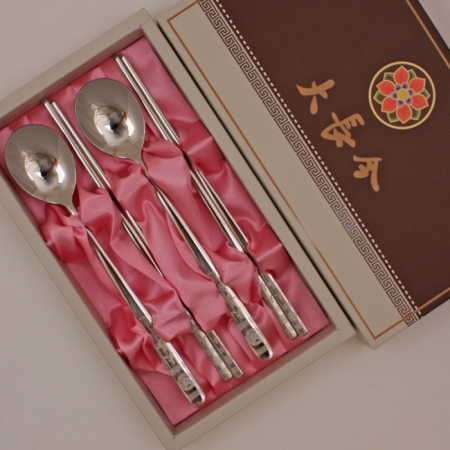 대장금 수저세트 S-7 (수저 2벌+종이케이스) #2