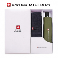 스위스밀리터리 3단 7K 무지 완전 자동우산 + 140g 세면타올세트