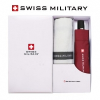스위스밀리터리 3단 7K 무지 완전 자동우산 + 120g 세면타올세트