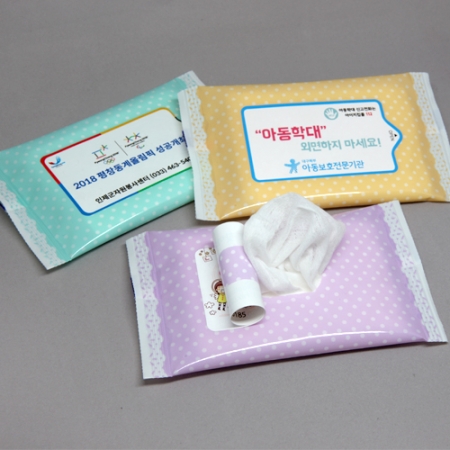 (JC) 녹색나라 도트 3종 물티슈 (20매) #4