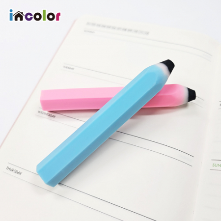 incolor 연필모양 잘 지워지는 지우개 #2