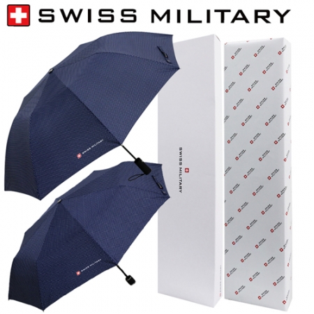 스위스밀리터리 2단 자동 우산 + 3단 수동 핀도트 우산 세트 #2