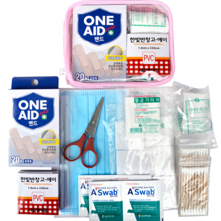 핑크 망사A 구급함 #2