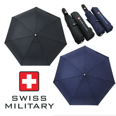 스위스밀리터리 우산 3단 7K 완전자동 핀도트 우산 #2