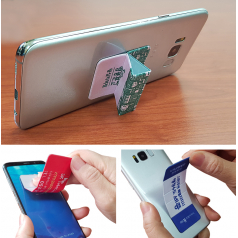 휴대폰 거치대 겸 탈부착 액정클리너