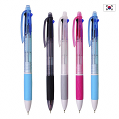 핫 니들 3색 볼펜 // 국산, 샌딩처리한 바디