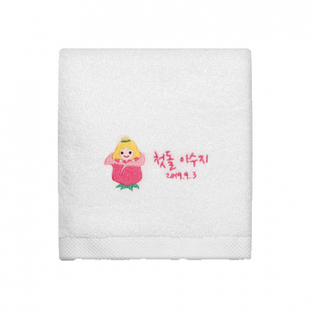 리빙코튼 튤립공주 주문제작 호텔타올 150g #2
