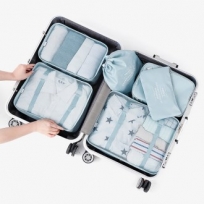 디포켓 여행용캐리어 정리 파우치 6종 세트